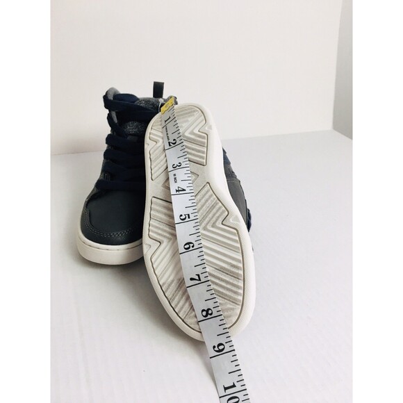 Art Class Boys Shoes Size 13 Gray Kids Booties Kellen High Top Lace Up - Picture 7 of 8